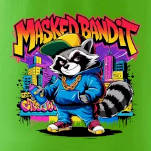 Mýval - masked bandit grafitti