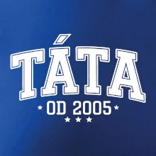 Táta od roku - sportovní nápis (váš ročník)
