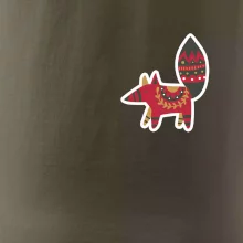 Folklor na prsu liška