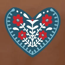 Folklor - srdce modré plné