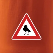 Dopravní značka - Pozor havran