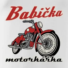 Babička motorkářka