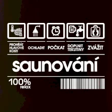 Čárový kód - sauna