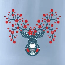 Folklor - jelen s červenými plody