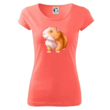 Morče - kreslené, bílo oranžové