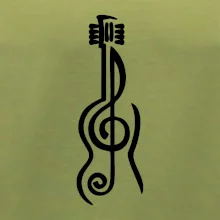 Houslový klíč kytara