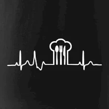 EKG kuchař čepice a příbory