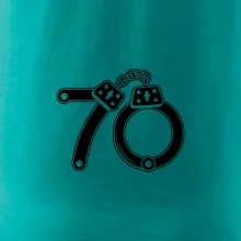 Narozeninové tričko pro policajta - pouta 70