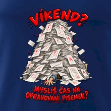 Víkend učitele pod hromadou písemek k opravě