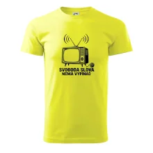 Svoboda slova nemá vypínač retro televize