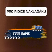 Stavba - vlastní nápis - náklaďák