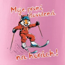 Moje první dovolená na horách hnědá  liška