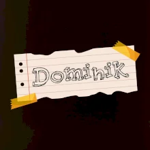 Papírek se jmenovkou - vlastní jméno