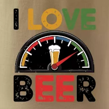 I love beer - palivoměr