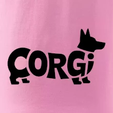 Corgi nápis v těle