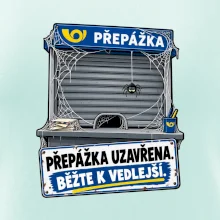 Přepážka uzavřena běžte k vedlejší