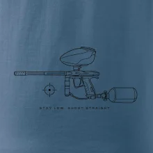 Minimalistický marker stay low shoot straight