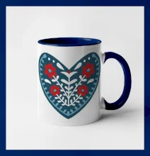 Folklor - srdce modré plné