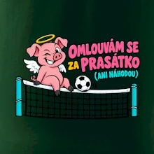 Nohejbalové prasátko na síti