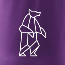 Geometrie lední medvěd stojící