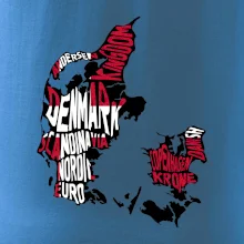 Mapy - názvy měst - Dánsko