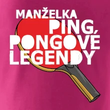 Manželka ping pongové legendy