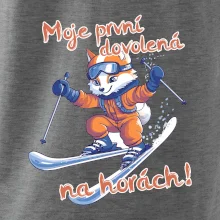 Moje první dovolená na horách oranžová liška