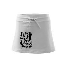 Border kolie siluety