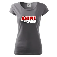 Anime nápis červený