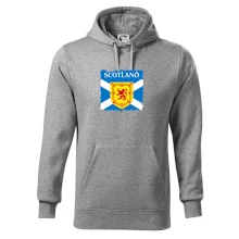 Skotská vlajka s erbem lva