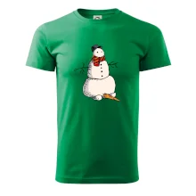 Sněhulák se spadlým nosem