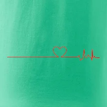 Poker EKG srdce červené