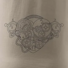 Steampunk srdce kreslené