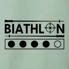 Biathlon terč a hůlky