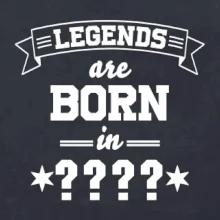 Legends are born in vlastní ročník