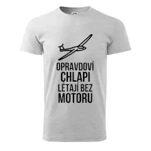 Opravdovi chlapi létají bez motoru