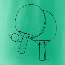 Pálky na stolní tenis jedním tahem