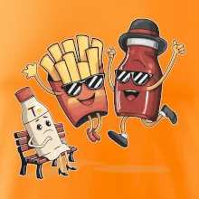 Souboj o hranolky kečup tatarka