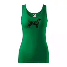 Labrador nápis v těle