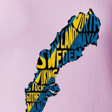 Mapy - názvy měst - Švédsko