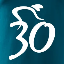 Cyklista slaví třicítku (30)