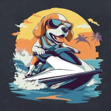 Bígl na vodním skútru