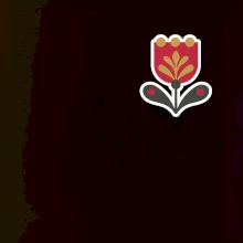 Folklor na prsu tulipán