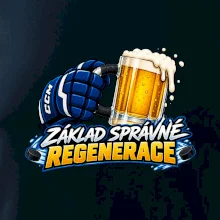 Hokejová regenerace s pivem