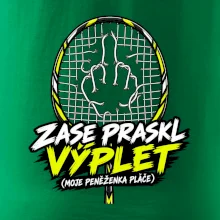 Badminton prasklý výplet