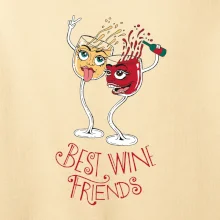 Best wine friends dancing (Pecka design)