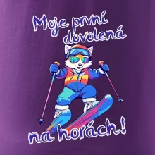 Moje první dovolená na horách modrá liška