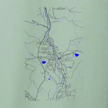 Vrchlabí - Mapa s vodními toky