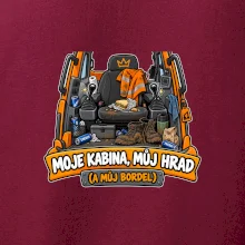 Kabina bagristy můj hrad a můj bordel