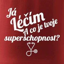 Já léčím - tvoje superschopnost? Šikmý nápis